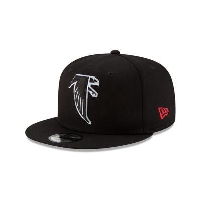 Atlanta Falcons Gorra | New Era NFL 9fifty Snapback Cap Mexico - Negros